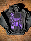 BRB ~ Checkered Purple ~ Hoodie