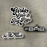 3 Sticker Bundle B/W
